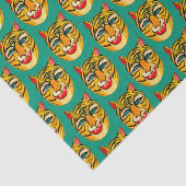 Tapepapier voor tijger Waterverf gelachen Tissuepapier (Detail)