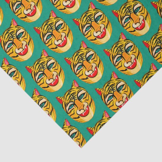 Tapepapier voor tijger Waterverf gelachen Tissuepapier (Detail)