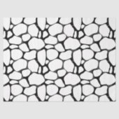 Tapepapier voor zwart-wit Giraffe Tissuepapier (Voorkant)