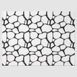 Tapepapier voor zwart-wit Giraffe Tissuepapier