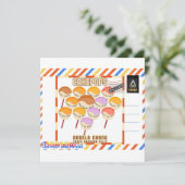 Taper:CakePops Hallo vanuit ELO2025 Feestdagenkaart (Staand voorkant)