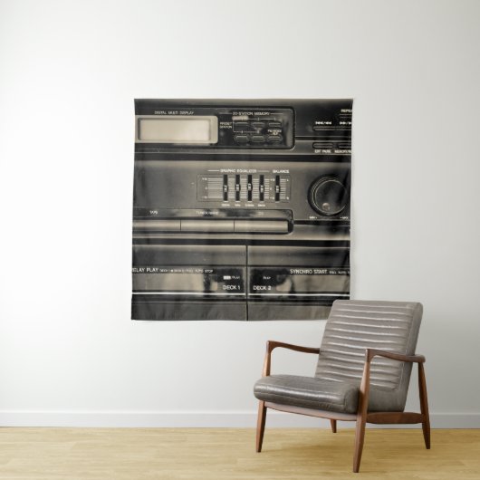 Taperecorder Wandkleed (In situ)