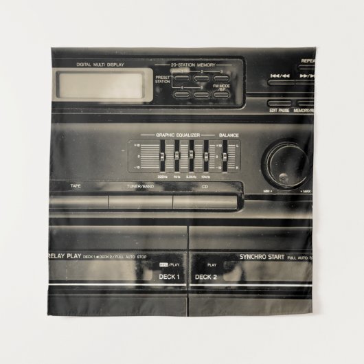 Taperecorder Wandkleed (Voorkant)