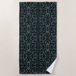Tapered Outline Shapes Filled With Aquatic Colors Strandlaken