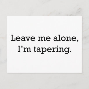 Tapering Briefkaart