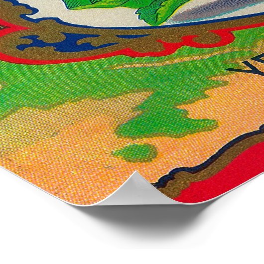 Taperlabel Mission Peach Poster (Hoek)