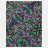 Tapes van gesinterde kleurige tapes fleece deken (Voorkant)