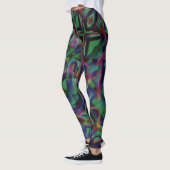 Tapes van gesinterde kleurige tapes leggings (Links)