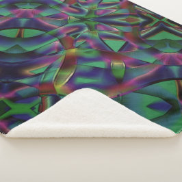 Tapes van gesinterde kleurige tapes sherpa deken