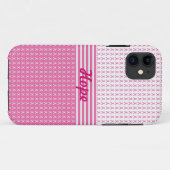 Tapes voor borstkanker bewustzijn iphone hoesje (Achterkant (horizontaal))