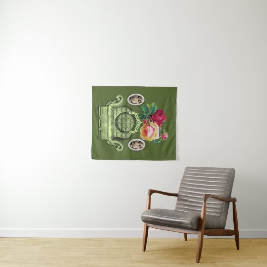 Tapestries Floral Wandkleed (In Situ (horizontaal))