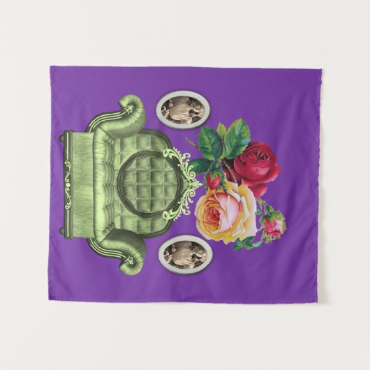 Tapestries Floral Wandkleed (Voorkant (horizontaal))