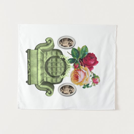 Tapestries Floral Wandkleed (Voorkant (horizontaal))