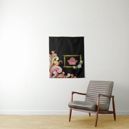 Tapestries Floral Wandkleed (In situ)