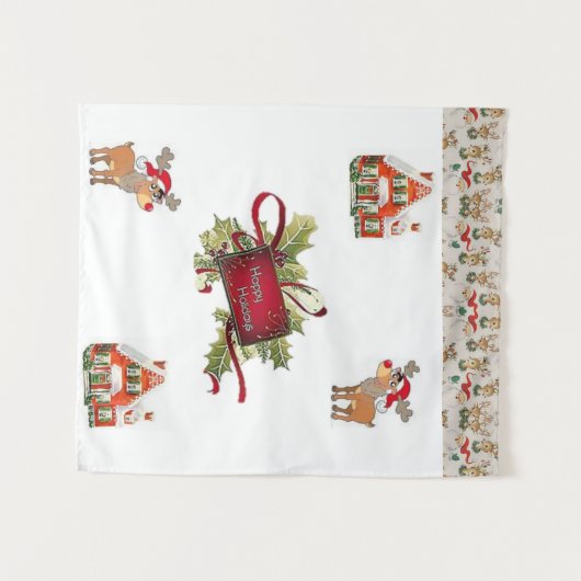 Tapestries rendieren wandkleed (Voorkant (horizontaal))