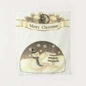 Tapestries Snowman Wandkleed (Voorkant)