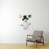 Tapestries Snowman Wandkleed (In situ)
