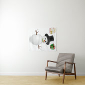 Tapestries Snowman Wandkleed (In Situ (horizontaal))