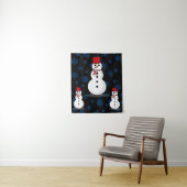 Tapestries Snowman Wandkleed (In situ)