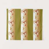 Tapestries Snowman Wandkleed (Voorkant (horizontaal))