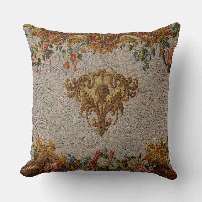 Tapestry and lace Pillow Kussen (Voorkant)