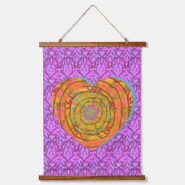 Tapestry - Aztec Heart Design Hangend Wandkleed