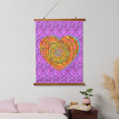 Tapestry - Aztec Heart Design Hangend Wandkleed (Slaapkamer)
