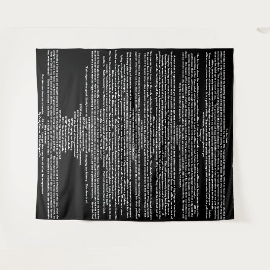 Tapestry , de wet-Lie Wandkleed (Voorkant (horizontaal))