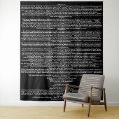 Tapestry , de wet-Lie Wandkleed (In situ)