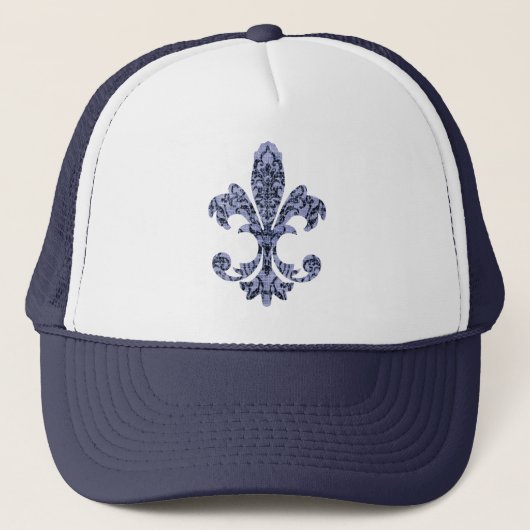 Tapestry Fleur de lis 1 Trucker Pet (Voorkant)