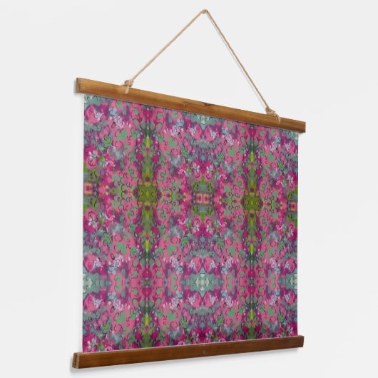 Tapestry - Floral Abstract 14 Hangend Wandkleed (Gebogen)