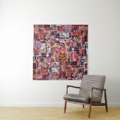 Tapestry – Fragmented Pulse Wandkleed (In Situ (horizontaal))