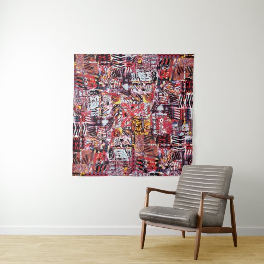 Tapestry – Fragmented Pulse Wandkleed (In Situ (horizontaal))