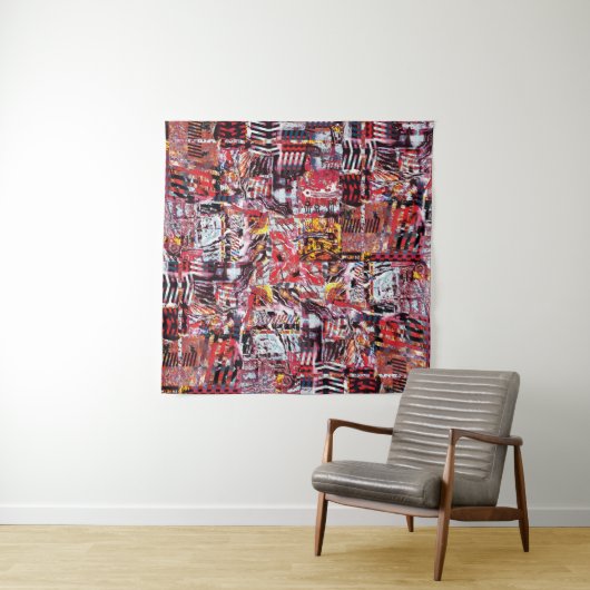 Tapestry – Fragmented Pulse Wandkleed (In situ)