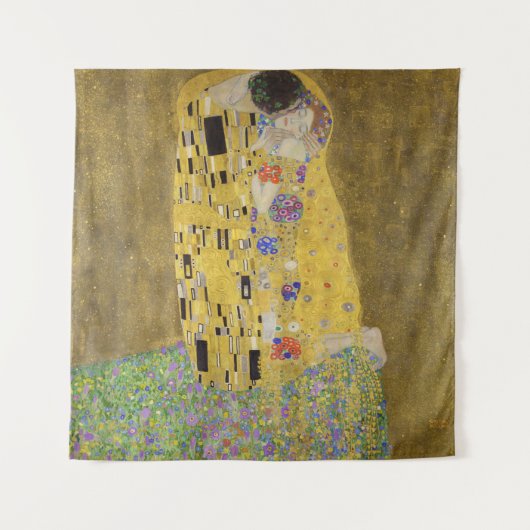 TAPESTRY : GUSTAV KLIMT : DE KISS WANDKLEED (Voorkant)