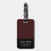 Tapestry II Bagagelabel (Achterkant verticaal)