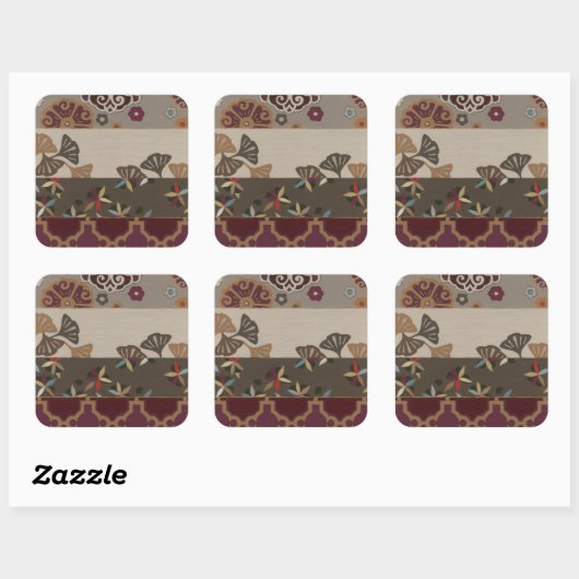 Tapestry II Vierkante Sticker (Vel)