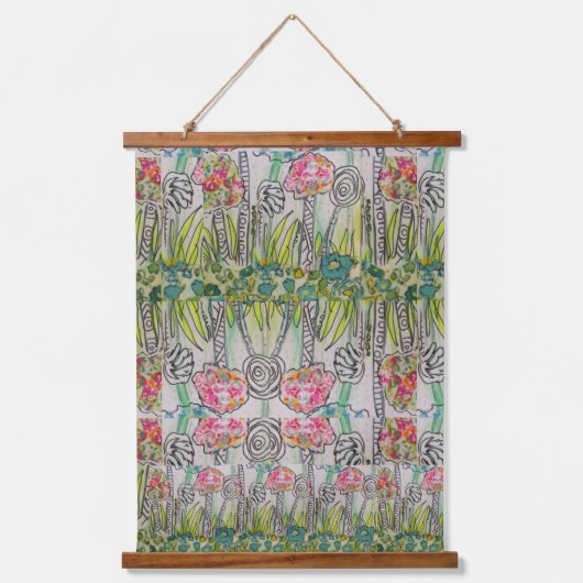Tapestry - Jungle Abstract Hangend Wandkleed (Voorkant)