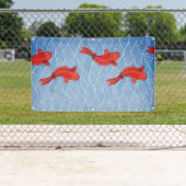 TAPESTRY KOI FISH Banner (Insitu)