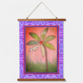 Tapestry - Large Whimsical Flower Hangend Wandkleed (Voorkant)