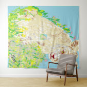 Tapestry : Lion's den Wandkleed (In Situ (horizontaal))