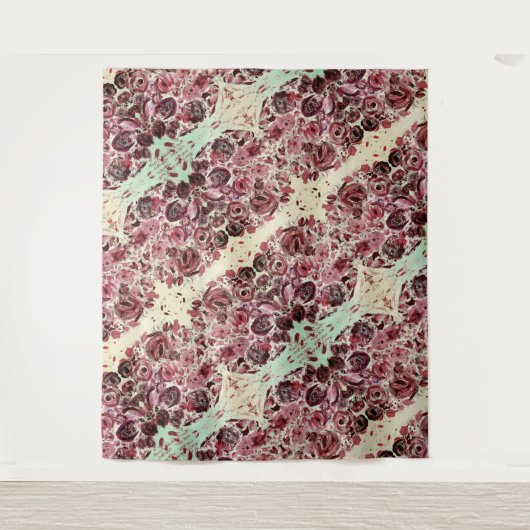 Tapestry Monocromatic Gepassioneerd Wandkleed (Voorkant)