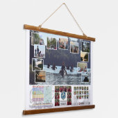 Tapestry of Canoe Trails 2025 Canadian Trip Hangend Wandkleed (Gebogen)