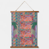 Tapestry - Palm Tree Abstract  Hangend Wandkleed (Voorkant)