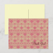 Tapestry Pink ~ Briefkaart (Voorkant / Achterkant)