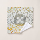 Tapestry Rosette II Bad Handdoek (Wasdoekje)