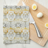 Tapestry Rosette II Theedoek (Quarter Fold)