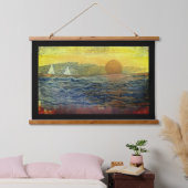 Tapestry - Sailboats on the Horizon Hangend Wandkleed (Slaapkamer)