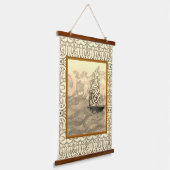 Tapestry - Sepia Sail Hangend Wandkleed (Gebogen)