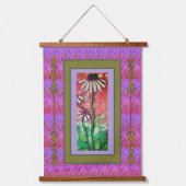 Tapestry - Simple Coneflower  Hangend Wandkleed (Voorkant)
